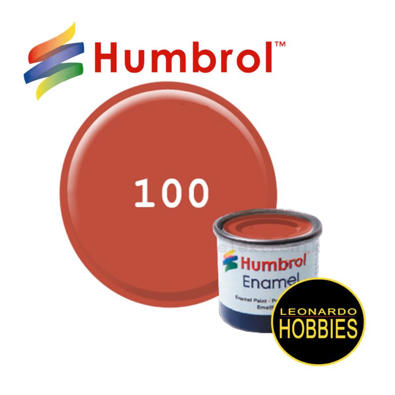 HUMBROL N°100 Rojo Inglés Mate de 14ml HUM0100