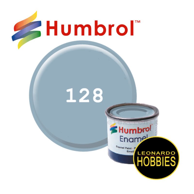 HUMBROL N°128 Gris Compás US Satinado de 14ml HUM0128
