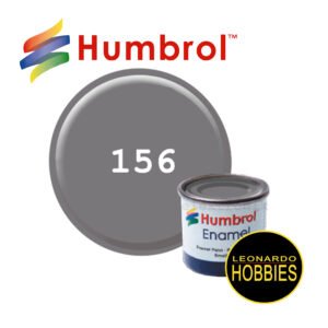 HUMBROL N°156 Gris Camuflaje Oscuro Satinado de 14ml HUM0156