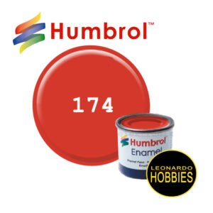 HUMBROL N°174 Rojo Señal Satinado de 14ml HUM0174