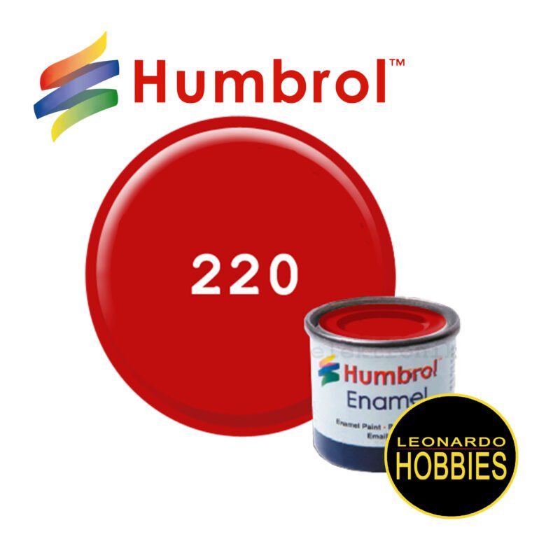 HUMBROL N°220 Rojo Italiano Brillo de 14ml HUM0220