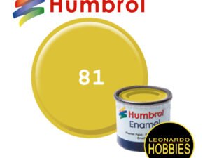 HUMBROL N°81 Amarillo Pálido Mate de 14ml HUM0081