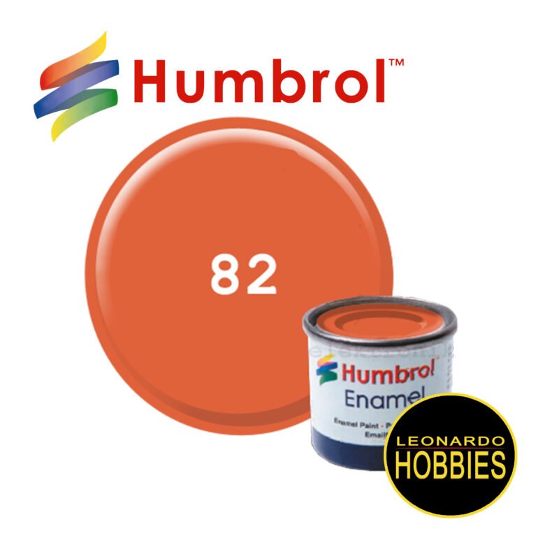 HUMBROL N°82 Naranja Mate de 14ml HUM0082