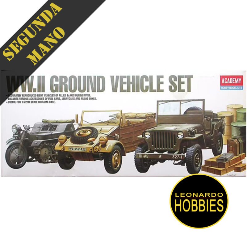 WWII Vehicle Set Escala 1/72 Academy 1310 D-071