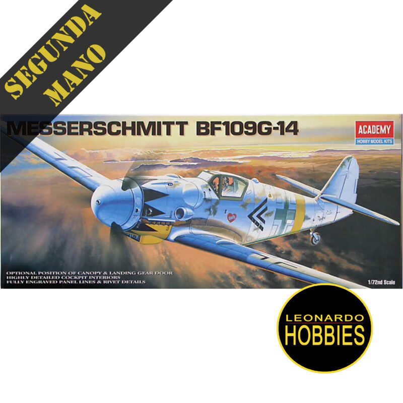 Messerschmitt Bf-109G14 Escala 1/72 Academy 1653 D-068