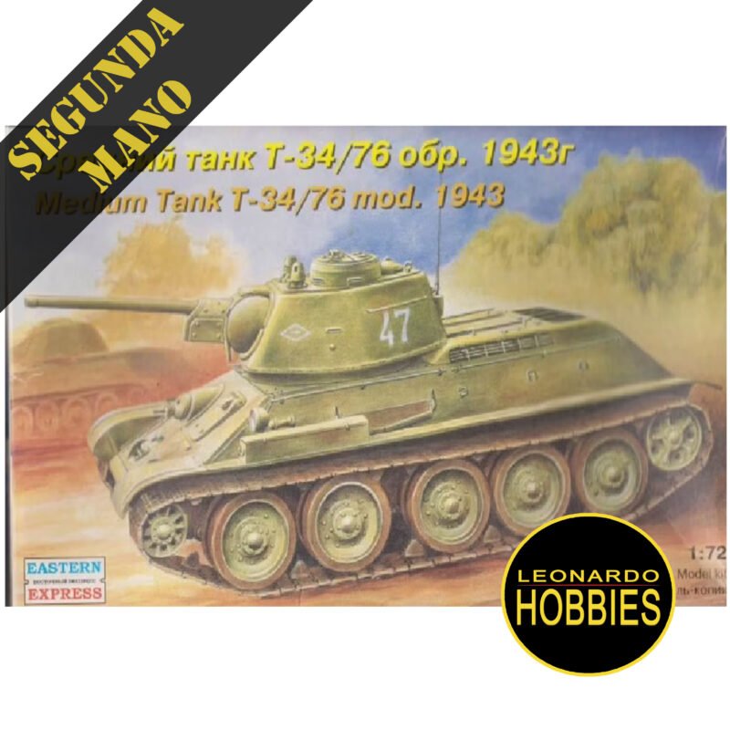 T-34/76 Mod.1943 Escala 1/72 Eastern Express 72051 D-006