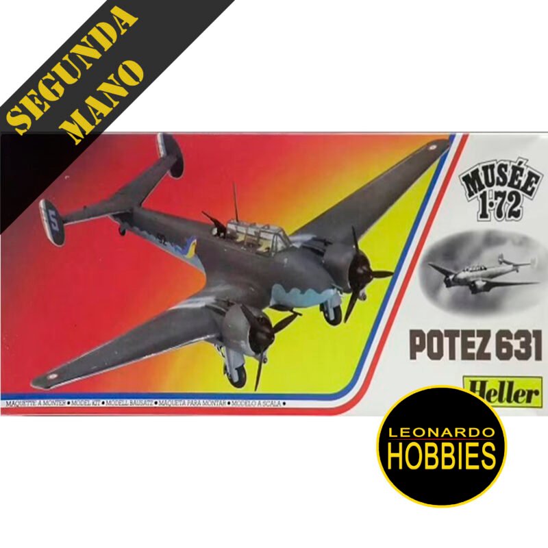 Potez 631 Escala 1/72 Heller 80394 D-095
