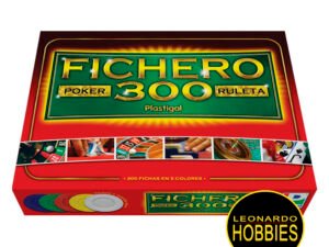 Fichero de Poker 300 Fichas Encastrables Plastigal 1106
