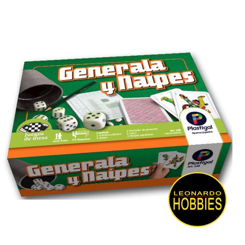 Generala y Naipes Plastigal 148