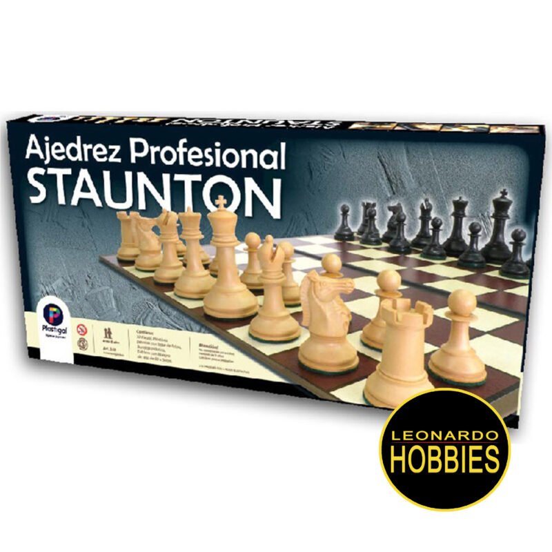 Ajedrez Profesional Staunton c/Tablero 50x50cm Plastigal 160