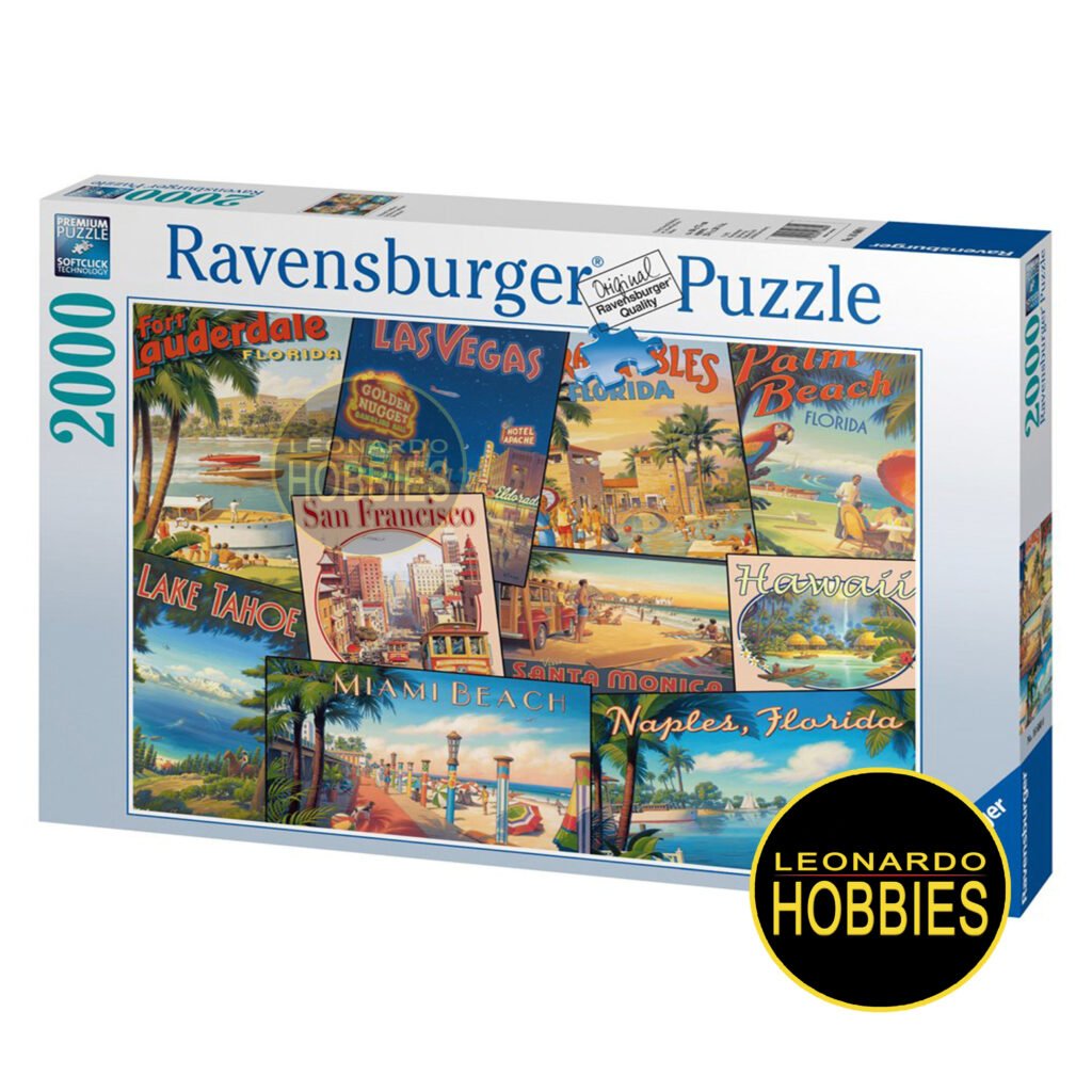 Ravensburger 2000 pc Puzzles - Vacation Stamps main image 0