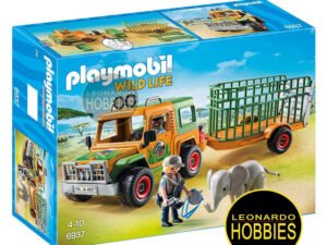 Camión de Guardabosques con Cría de Elefante Playmobil 6937