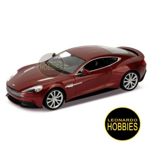 WELLY 1:24 Aston Martin Cygnet Argento – Modello Diecast In Scatola 24028w