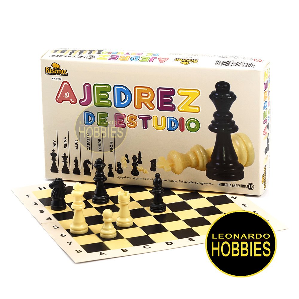 Juego de Ajedrez En Madera Bisonte 9828