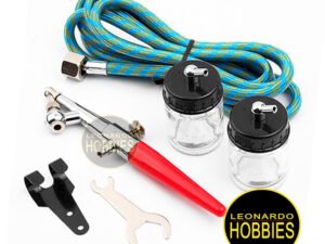 Aerógrafo Simple Acción - Succión - 0,8mm c/Accesorios BD-158