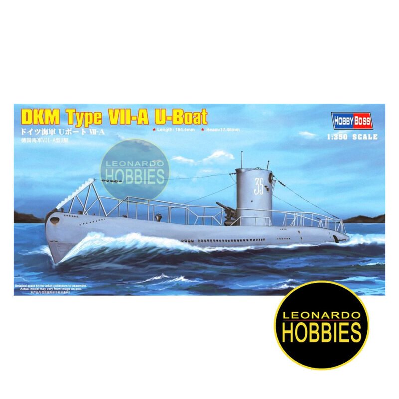 DKM Type VII-A U-Boat Escala 1/350 Hobby Boss 83503