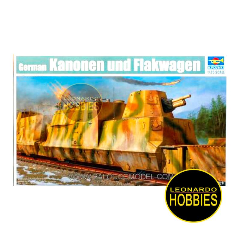 German Kanonen und Flakwagen Escala 1/35 Trumpeter 01511