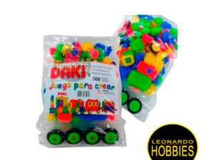 Daki,juegos para armar, Juegos para crear, creatividad, Bloques, Libre Creacion, Bloques para armar, Didactico, Juegos Didacticos, 60 piezas