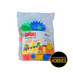 Daki,juegos para armar, Juegos para crear, creatividad, Bloques, Libre Creacion, Bloques para armar, Didactico, Juegos Didacticos, 60 piezas