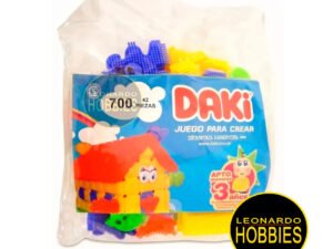 Daki,juegos para armar, Juegos para crear, creatividad, Bloques, Libre Creacion, Bloques para armar, Didactico, Juegos Didacticos, 60 piezas
