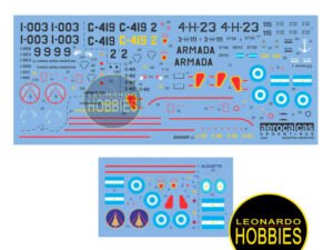 Mirage IIIE / Dagger-Finger / Alouette III Escala 1/72 AeroCalcas 72007