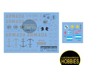 Airmacchi MB 326 Baja Visibilidad & Uh-1H Infantería de Marina Escala 1/48 AeroCalcas 48018