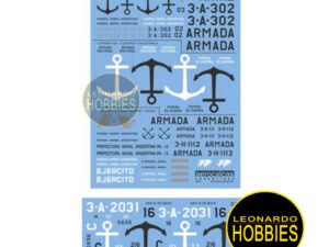 Corsair F4U-F5L / Skyhawk A4Q / Alouette / Puma Prefectura / Mirage 3EA Finger Escala 1/48 AeroCalcas 48901