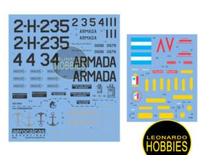 Sea King Armada Argentina & T-34 Turbomentor Armada Argentina Escala 1/48 AeroCalcas 48016