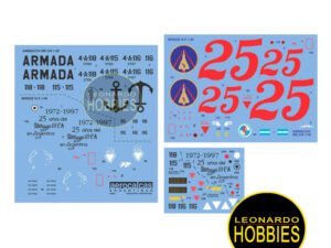 Mirage IIIE 25 Años & Aeromacchi MB 339 Escala 1/48 AeroCalcas 48001