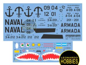 Sabre F-86F & T-28 2da Escuadrilla Aeronaval Escala 1/48 AeroCalcas 48002
