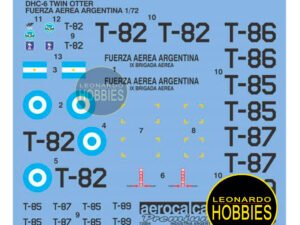 DHC-6 Twin Otter Fuerza Aérea Argentina Escala 1/48 AeroCalcas AEROPRE-07