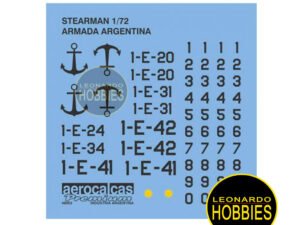 Stearman Armada Argentina Escala 1/72 AeroCalcas AEROPRE-08