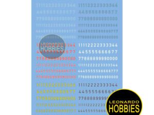 Numerales Escala 1/87 AeroCalcas MILI-06