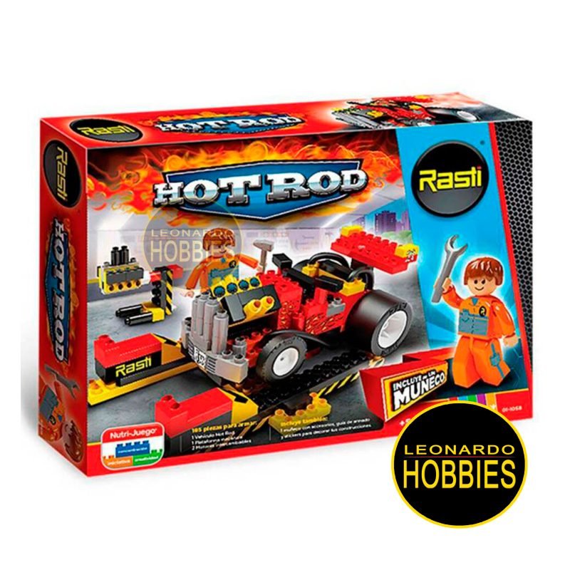 Hot Rod 185 Piezas Rasti 1068