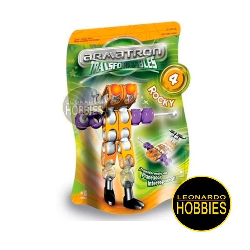 Rocky Armatron Transformable N° 4 Doypack 24 Piezas 0756