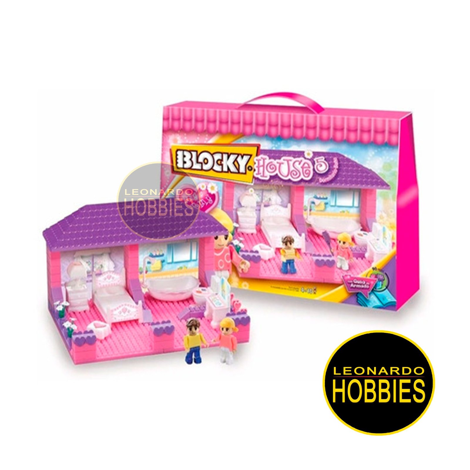 Set House - Dormitorio + Baño 90 piezas Blocky 0644