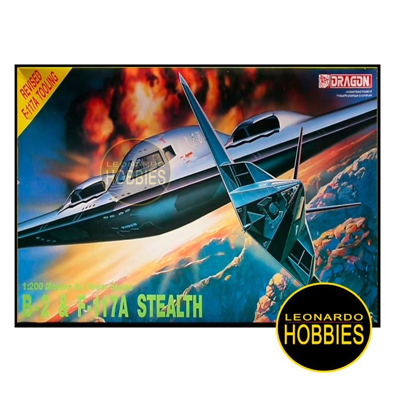 B-2 & F-117 A Stealth Escala 1/200 Dragon 2007