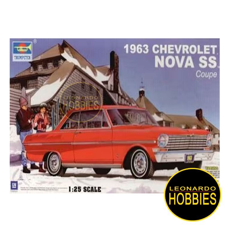 1963 Chevrolet Nova SS Coupe Escala 1/25 Trumpeter 02503