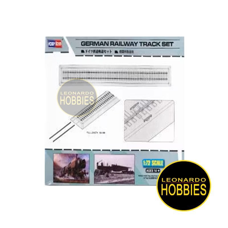 German Railway Track Set Escala 1/72 Hobby Boss 82902