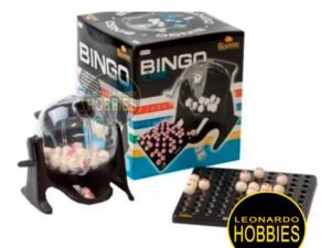 Bingo de 90 bolillas con bolillero cristal Bisonte 9919
