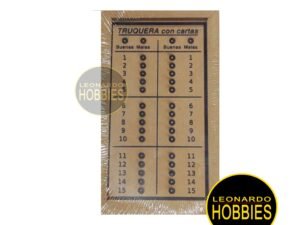 Truquera de Madera con Naipes Bisonte 5999