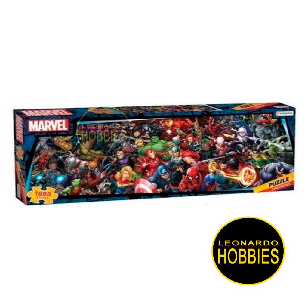 Marvel Puzzle 1000 Piezas Panorama Tapimovil VAV03447 Leonardo Hobbies