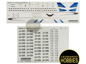 Accesorios, Calcas Argentinas, Calcas para aeromodelos, Calcas para Aviones, Calcas para Barcos, Calcomanías al Agua, Calcomanías Argentinas, Calcos, Calcos para modelismo, Escala 1:100, Escala 1:48, Escala 1:72, Plastimodelismo, Aerocalcas Calcas Leonardo Hobbies