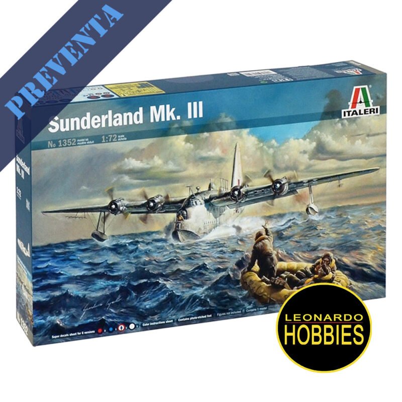Sunderland Mk. III Escala 1/72 Italeri 1352
