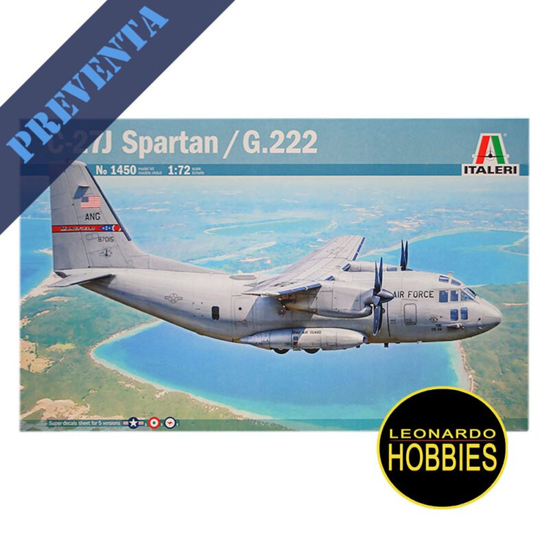 C-27J Spartan/G.222 Escala 1/72 Italeri 1450