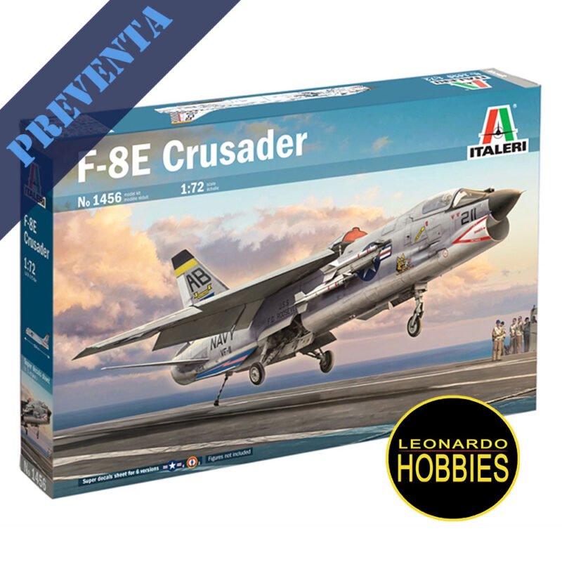 F-8E Crusader Escala 1/72 Italeri 1456