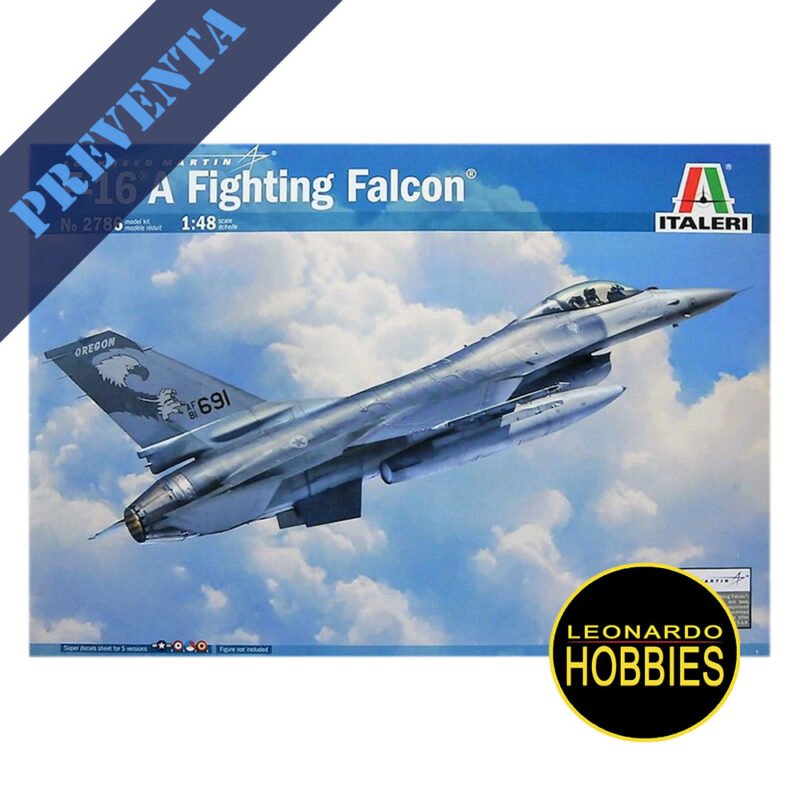 F-16A Fighting Falcon Escala 1/48 Italeri 2786