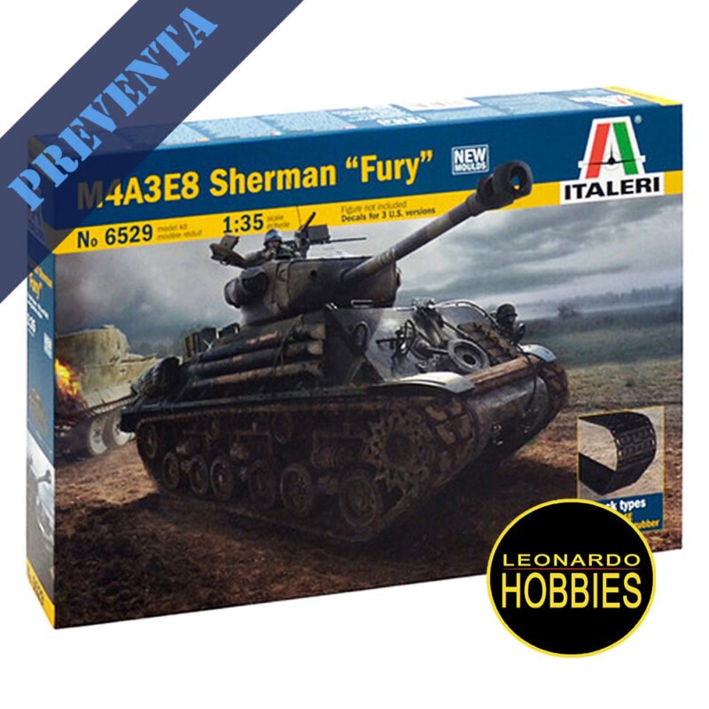 M4A3E8 Sherman "Fury" Escala 1/35 Italeri 6529