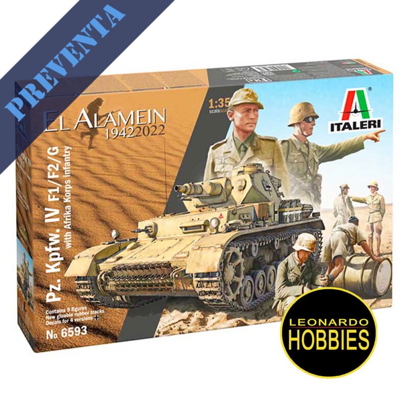 Pz. Kpfw. IV F1/F2/G Escala 1/35 Italeri 6593