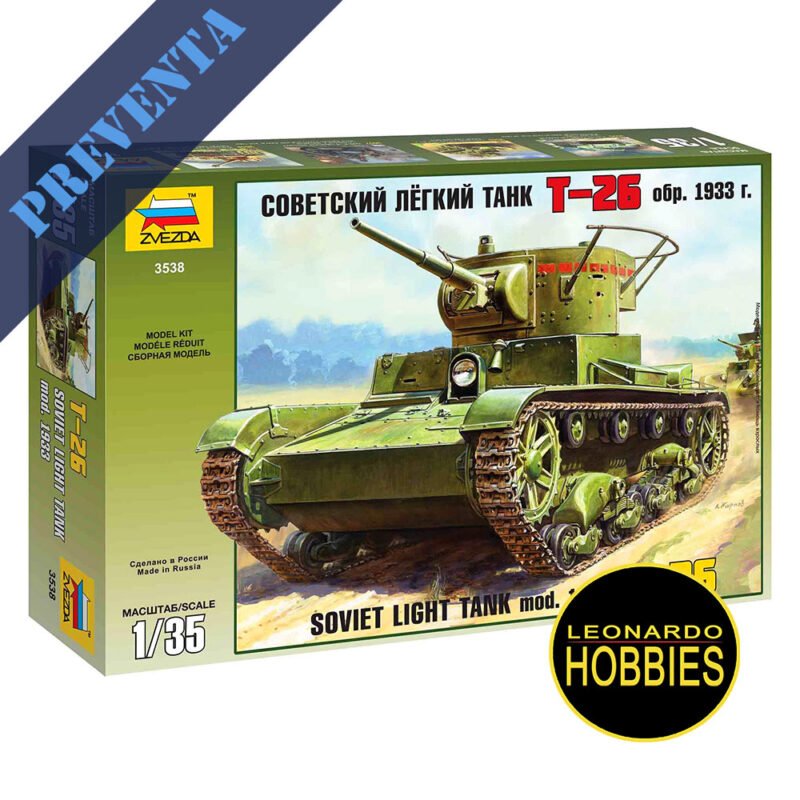 T-26 Escala 1/35 Zvezda 3538